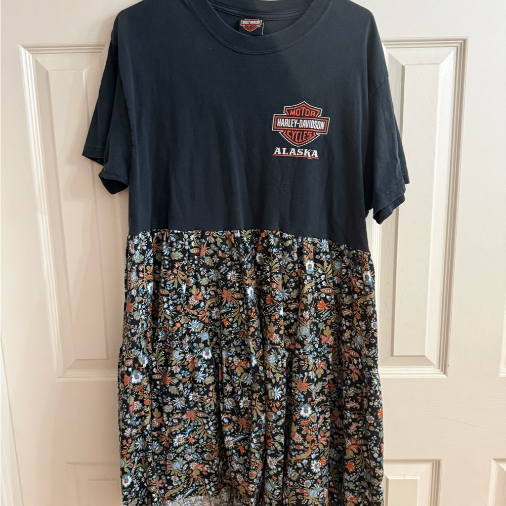 Harley-Davidson Black Floral Outpost Dress